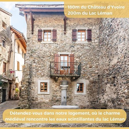 Maison En Duplex I Yvoire I Lac Leman I Medievale Eksteriør billede
