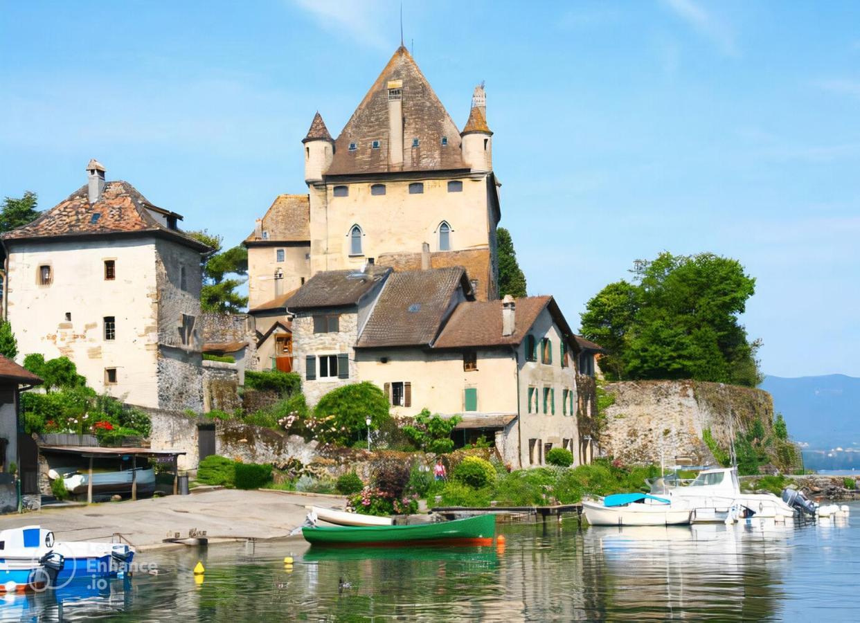Maison En Duplex I Yvoire I Lac Leman I Medievale Eksteriør billede