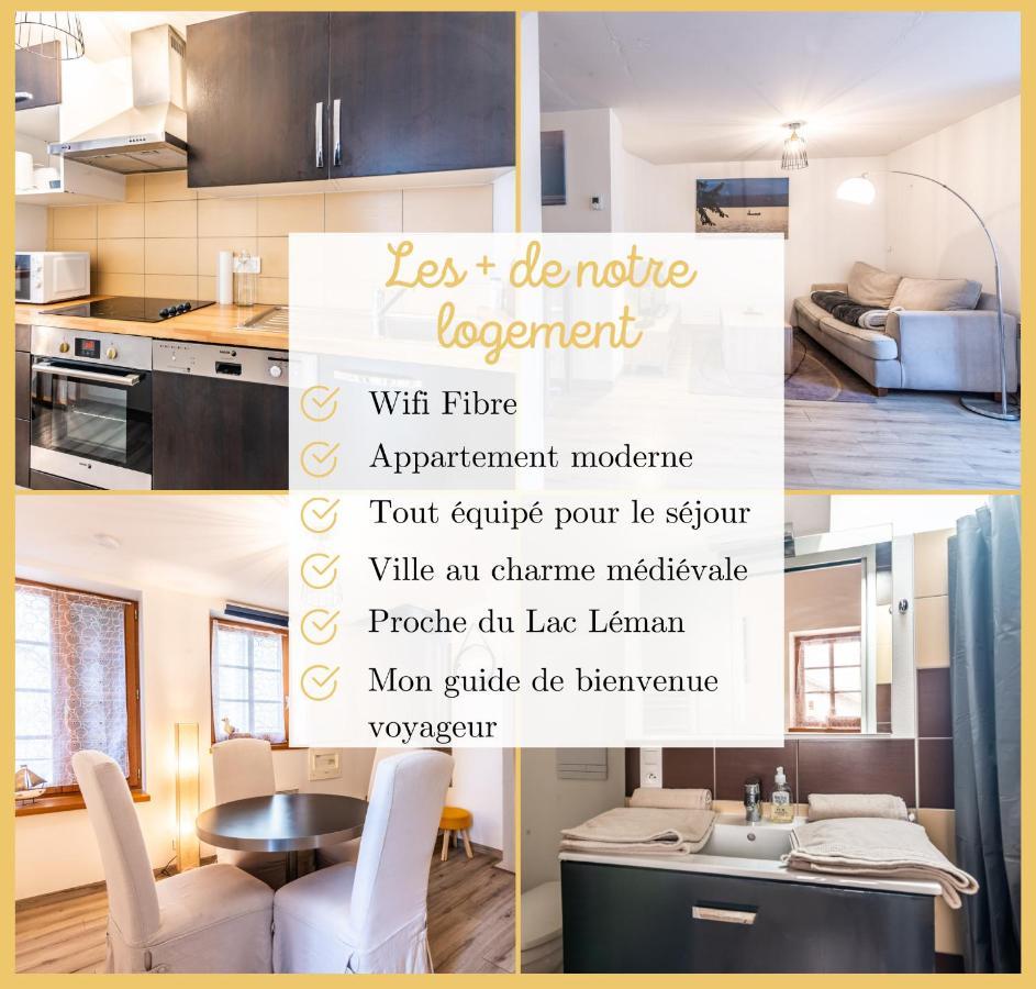 Maison En Duplex I Yvoire I Lac Leman I Medievale Eksteriør billede